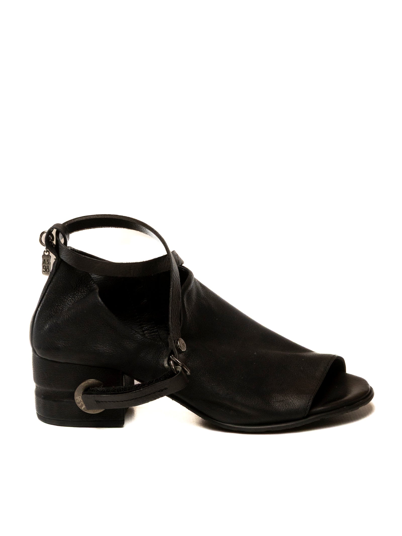 AS98 Spuntata pelle nero C34002 PELLE-NERO 