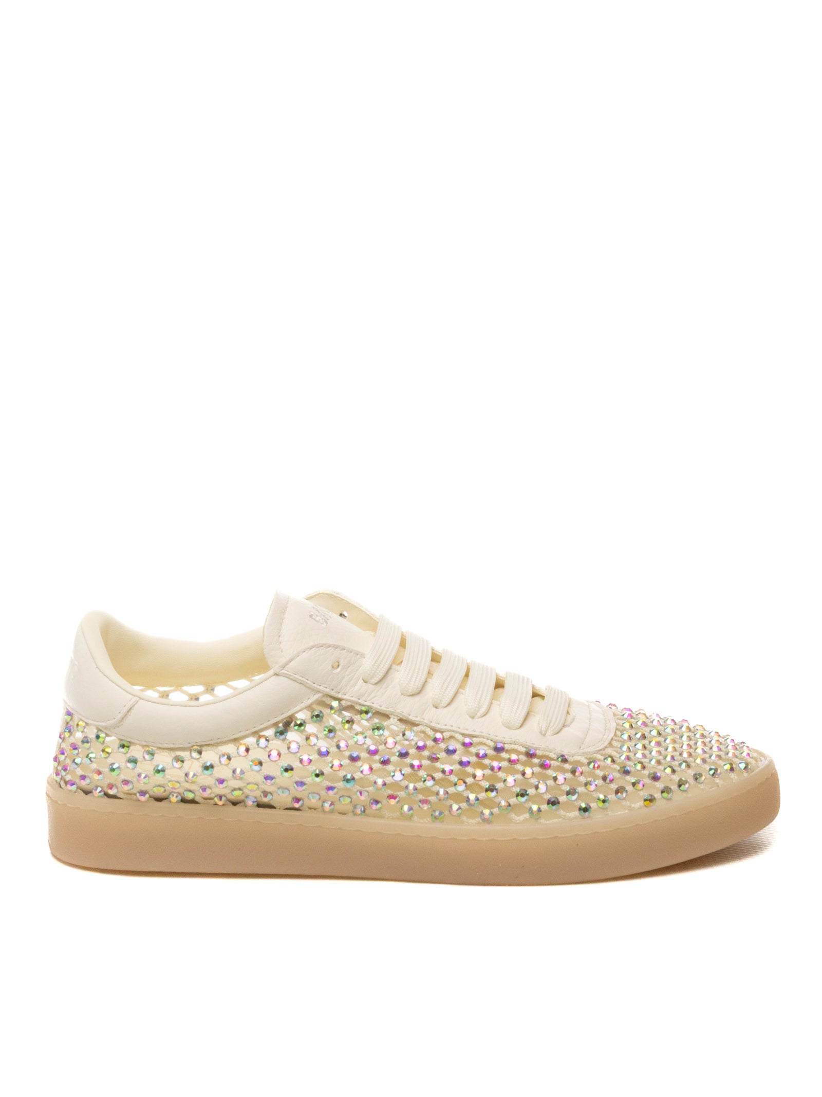 BACK 70 Sneaker glam strass bianco GLAM STRASS-61 WHITE 