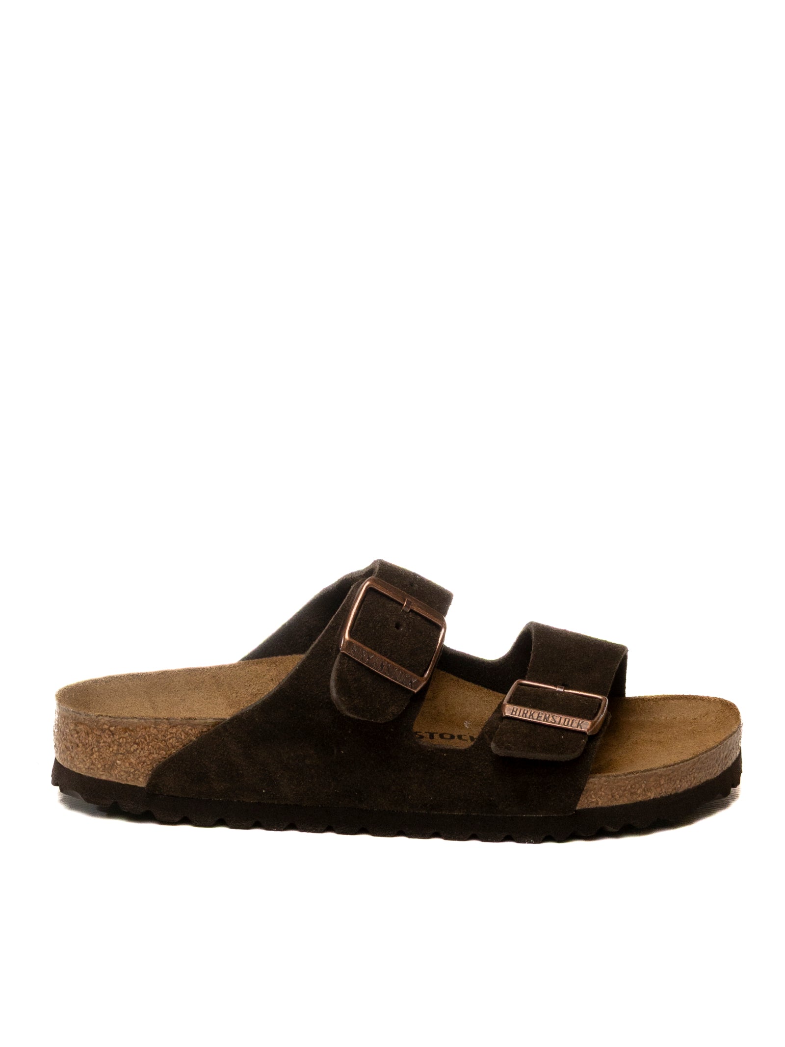 BIRKENSTOCK Sandalo arizona camoscio moro ARIZONA 1027083-MOCHA 