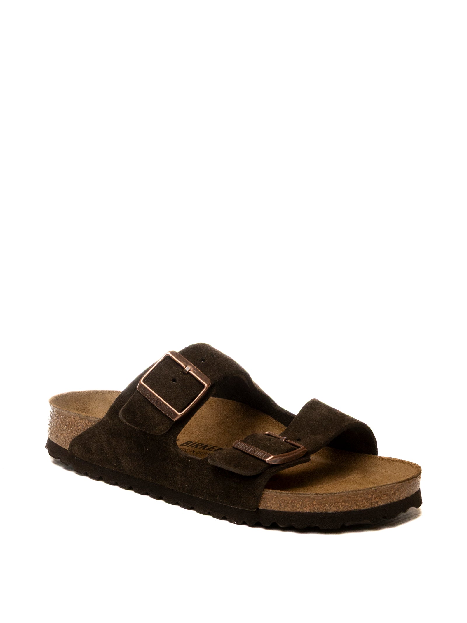 BIRKENSTOCK Sandalo arizona camoscio moro ARIZONA 1027083-MOCHA 
