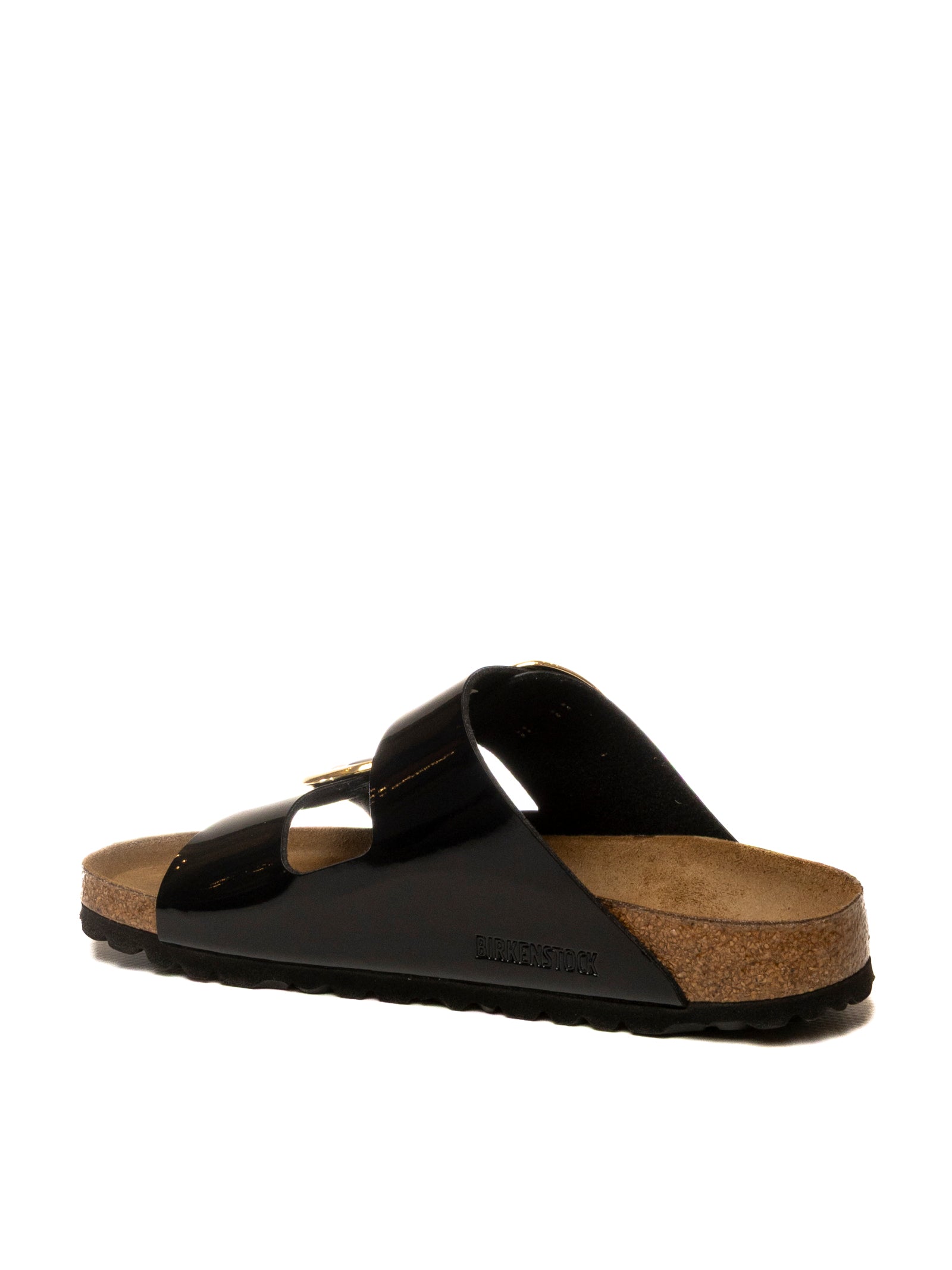 BIRKENSTOCK Sandalo arizona big buckle vernice nero ARIZONA BIG BUCKLE 1027918-BLACK 
