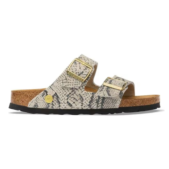 BIRKENSTOCK  ARIZONA SNAKE 1033065-OYSTER 