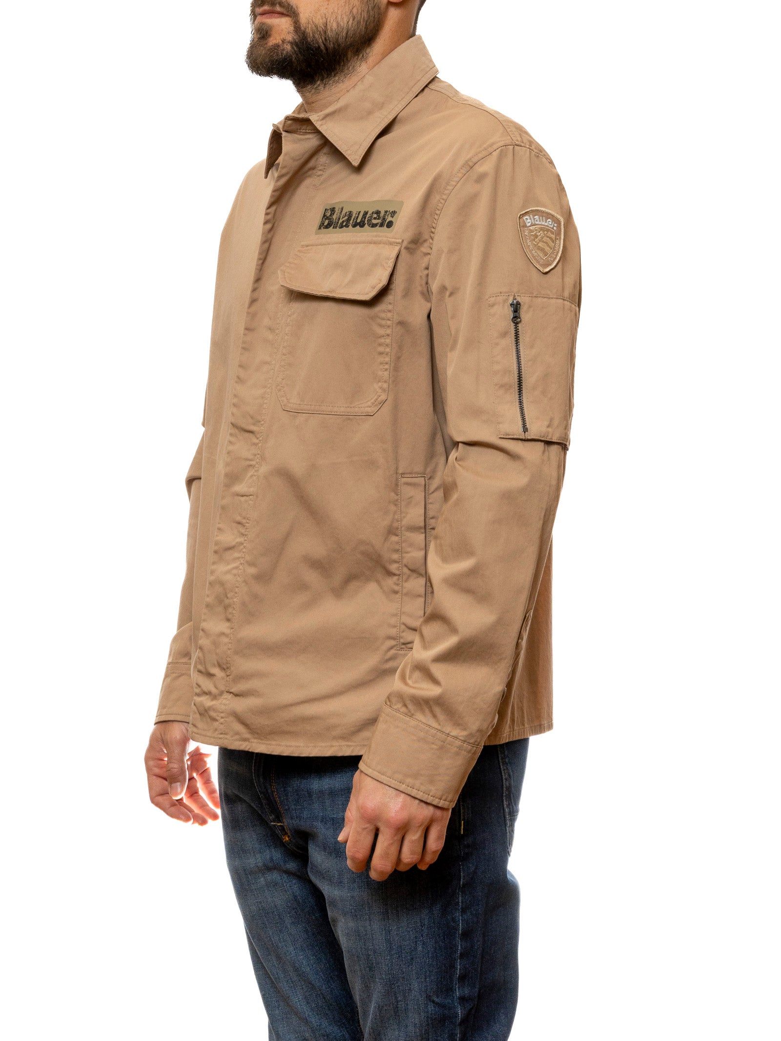 BLAUER giubbino lambert beige S04360 LAMBERT-327 