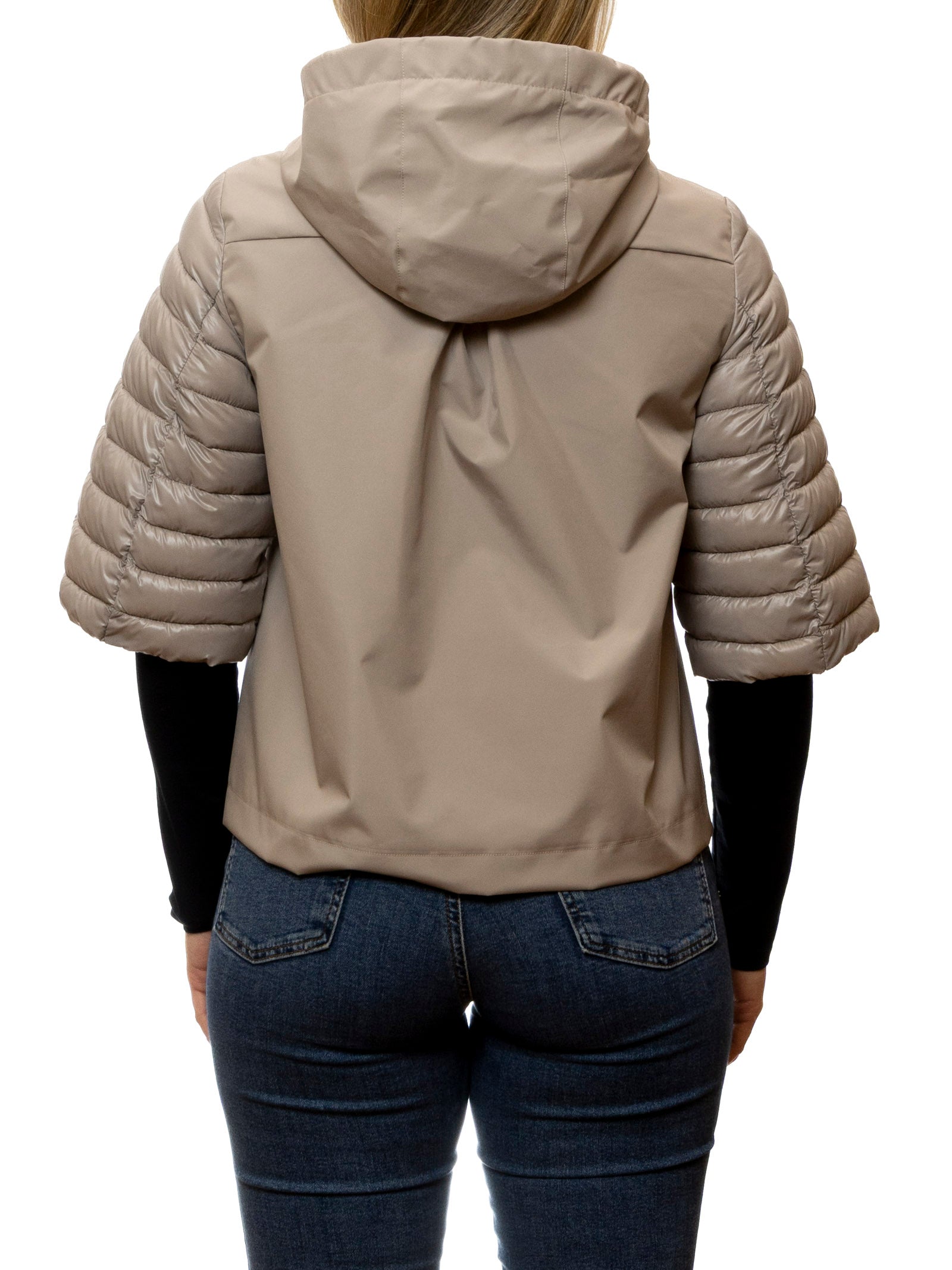CENSURED piumino taupe JWC-454 TNCN5-132 