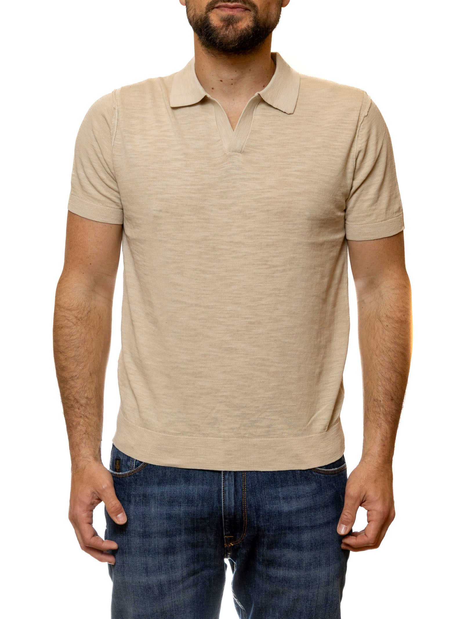 CENSURED polo cotone beige MMC-551 TTC6-515 