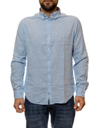 CENSURED camicia cotone azzurra SMC230 LCT5-23 