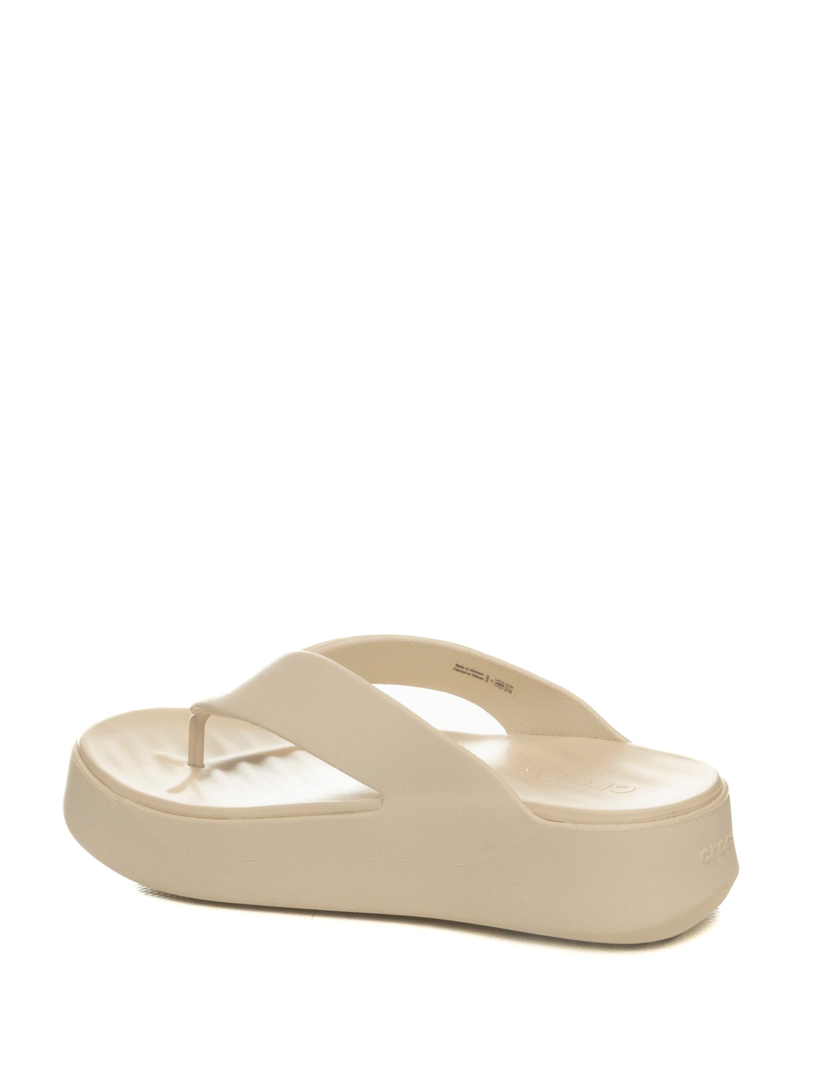 CROCS sandalo get plat fli bianco 209410 GET.PLAT.FLI-STU 160 