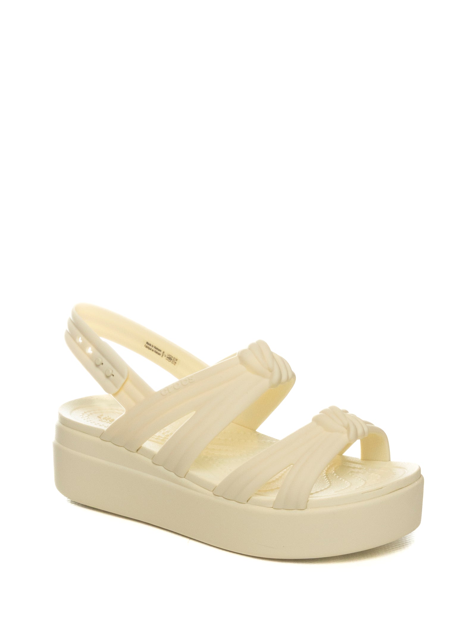 CROCS sandalo brook knot bianco 212864 BROOK.KNOT LO-IVO 105 