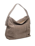 DI LORENZO borsa a spalla gabriella grigia GABRIELLA CAMOSCIO-GRIGIO 