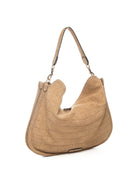 DI LORENZO borsa a spalla lucrezia beige LUCREZIA CAMOSCIO/COCCO-DESERTO 