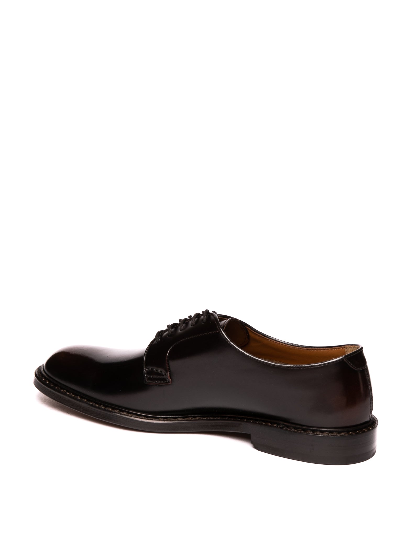 DOUCAL'S Stringata derby spazzolato moro 1385 HORSE-EBANO 