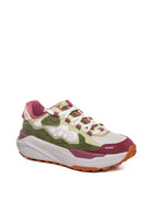 EXTR4 Sneaker ikigay bianco/rosa 1207522 SUE/NYL-VERDE 