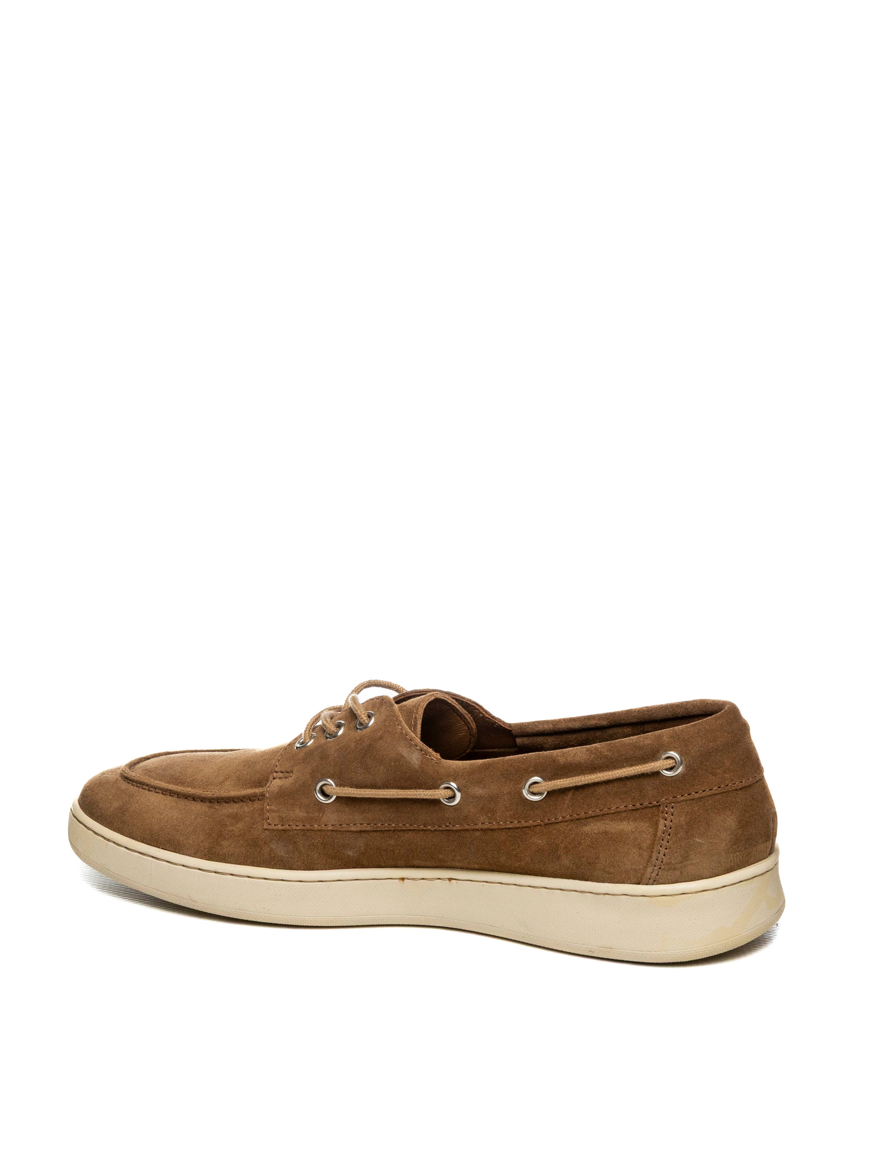 FRAU Stringata barca camoscio toffee 24B7 SUEDE-TOFFE 