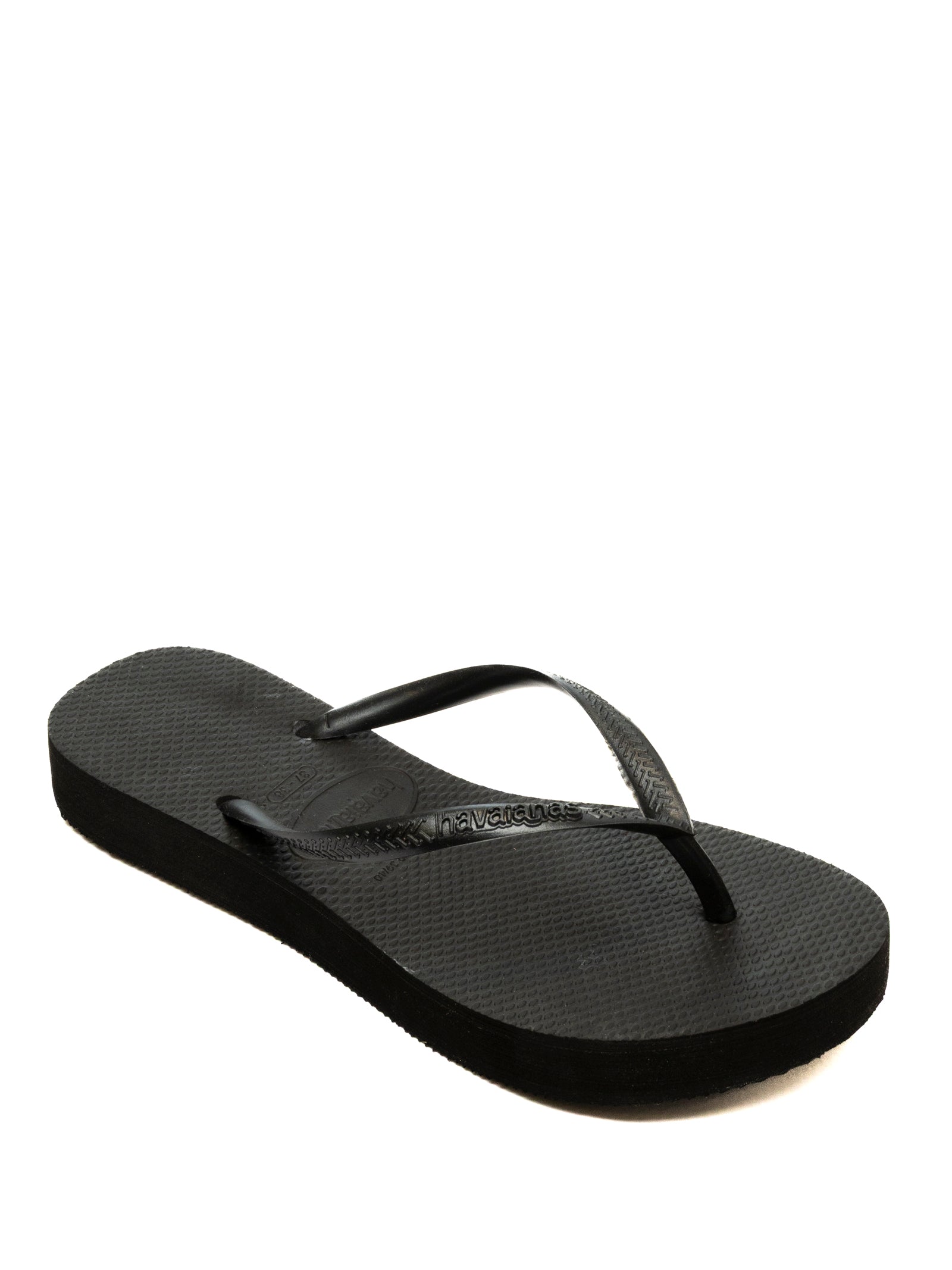 HAVAIANAS infradito slim platform nero 4144537 SLIM FLATFORM-0090 