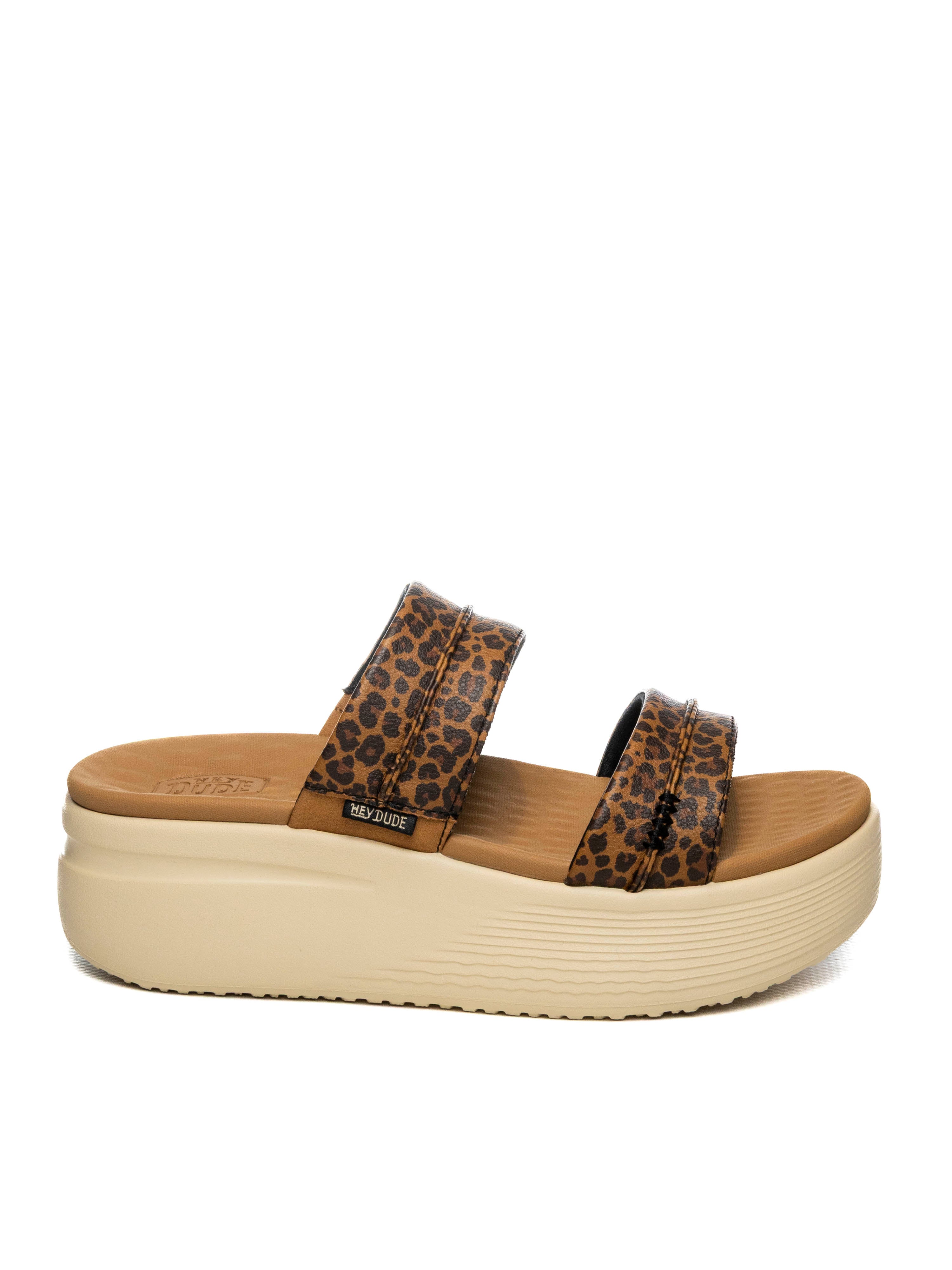 HEY DUDE sandalo austin slide leopard 45256 AUSTIN SLIDE-2LB 
