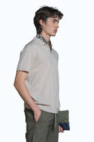 IMPURE polo cotone ecru CLARK COTONE-C56 