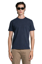 IMPURE t-shit cotone blu JOSHUA COTONE-NAVY 