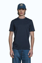 IMPURE girocollo jersey blu LANCE JERSEY-C01 