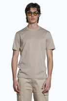 IMPURE girocollo jersey sabbia LANCE JERSEY-C68 