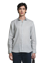 IMPURE camicia lino grigia RILEY LINO-C48 