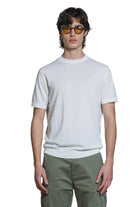 IMPURE girocollo cotone bianco SAMUEL COTONE-C24 