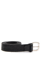 ITALIAN BELTS cintura pelle nera 528/35 PELLE-NERO 