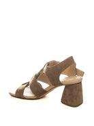 MARA BINI Sandalo camoscio moro 564 CAM-CHEST 