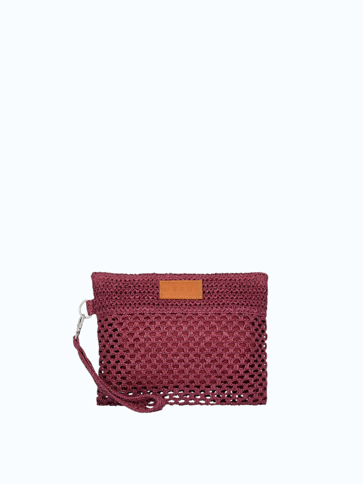 ME FUI Borsa rafia rosa SW0055PL RAFIA-PLUM 