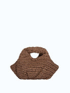 ME FUI Borsa a mano rafia marrone SW0065BN RAFIA-BROWN 