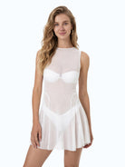 ME FUI copricostume bianco SW0719WH VEST.C-WHITE 