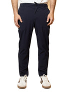 MORE pantalone in cotone blu LINCOLM NYLON-BLU 