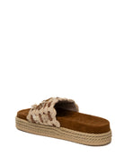 MOU Sandalo frange beige 451008K ROPE-BEIGE 