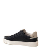 NERO GIARDINI Sneaker pelle blu E601130 DOLLARINO-BLU 