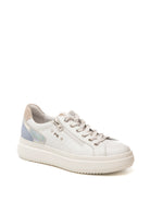 NERO GIARDINI Sneaker pelle bianco/azzurro/rosa E615285 CILE-707 