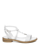 NERO GIARDINI Sandalo pelle bianco E615895 LOIRA-BIANCO 