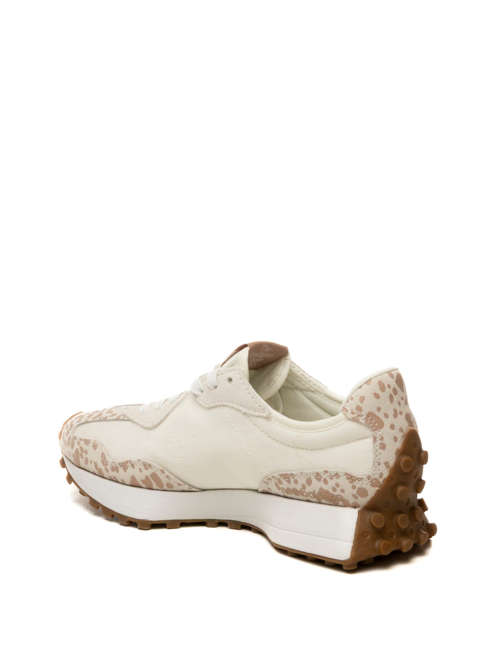 NEW BALANCE Sneaker 327 bianco/animalier 327 D 47W-SEA SALT 