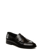 PANTANETTI Mocassino spazzolato nero 18602 REIMS-NERO 