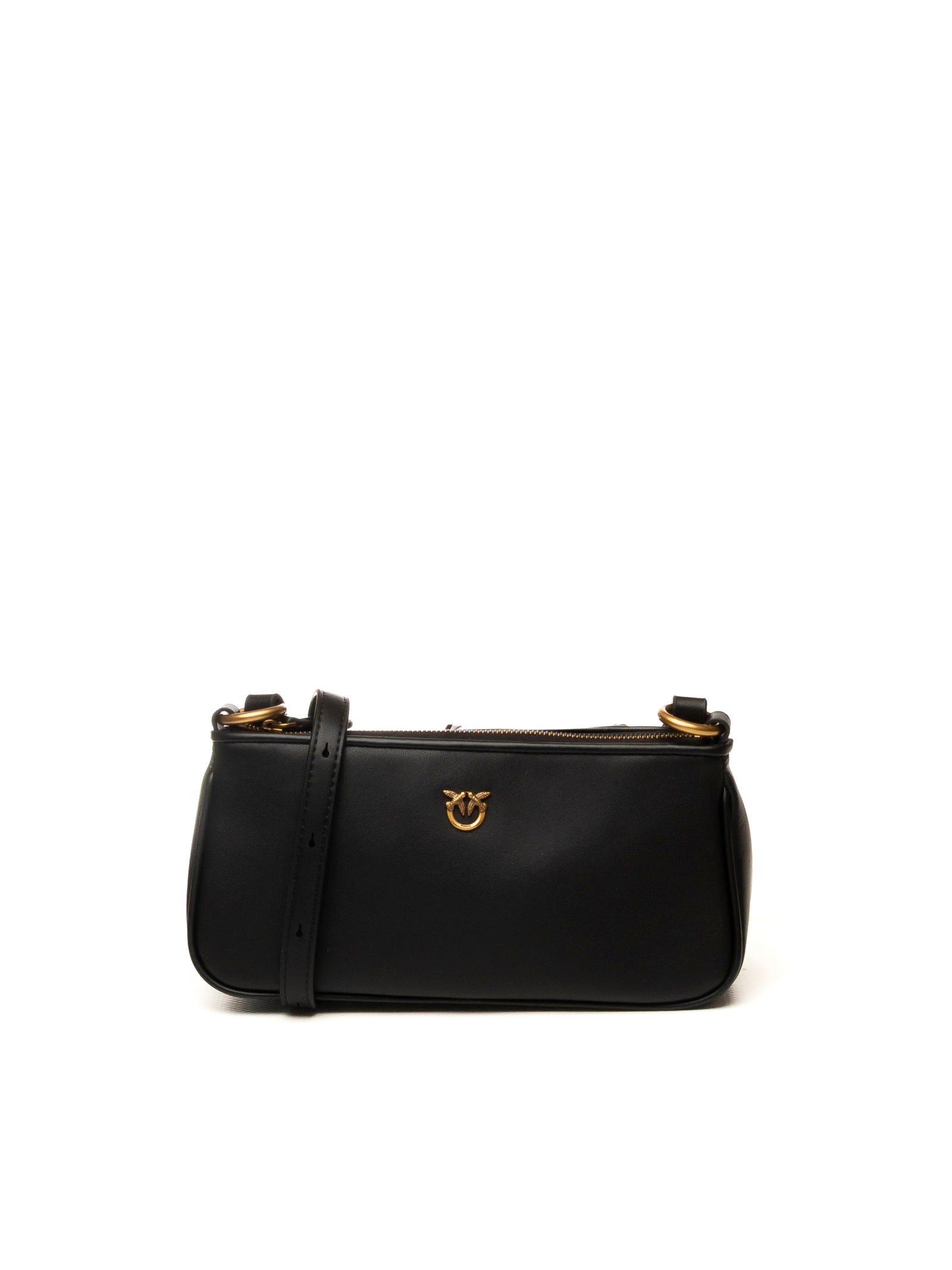 PINKO borsa a spalla half moon nera/oro 105069-A0QO HALF MOON-Z99Q 