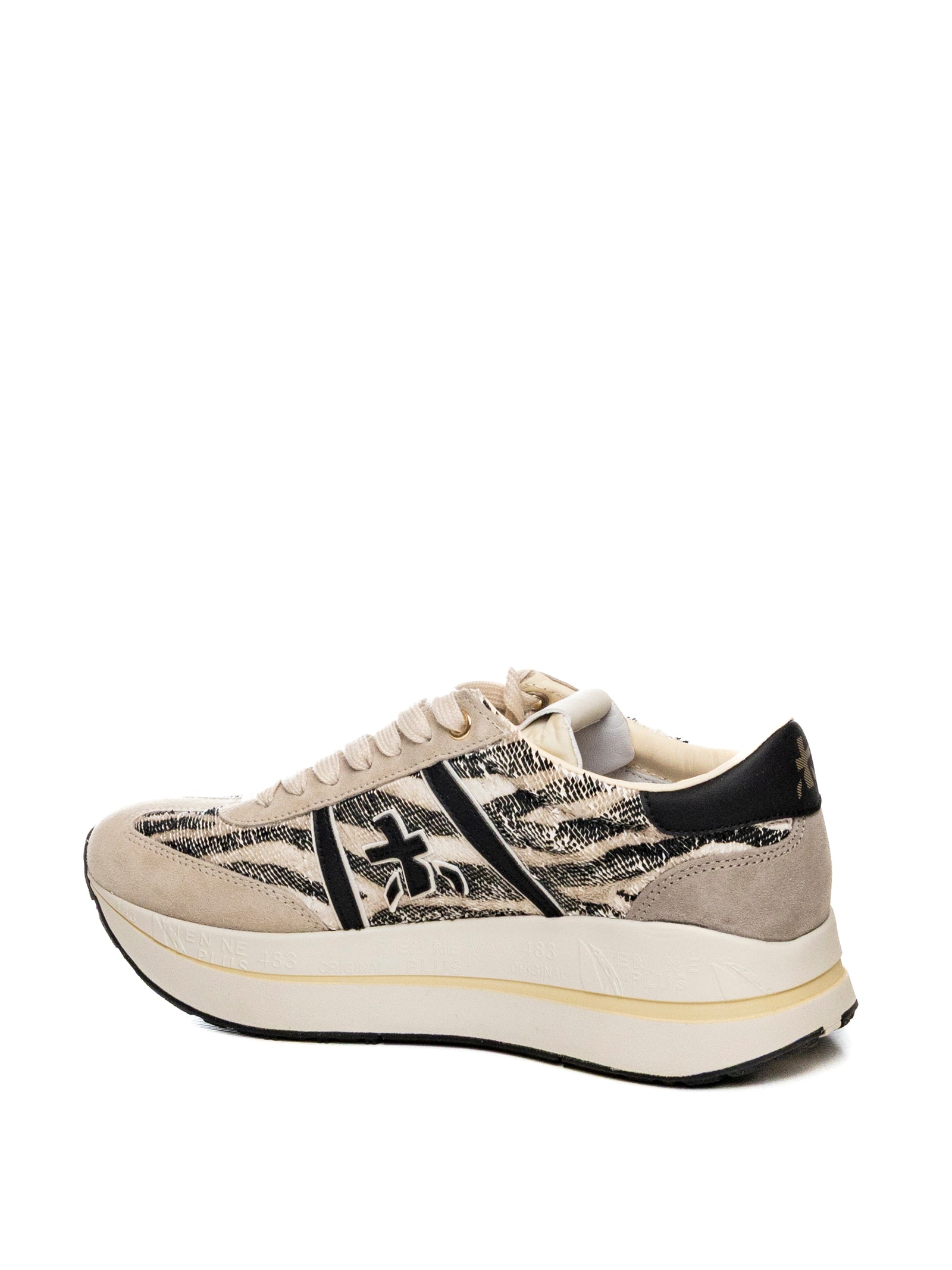 PREMIATA Sneaker bethcoin bianco/nero BETHCOIN 8149-WHITE/BLACK 