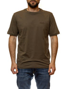 REFRIGIWEAR girocollo cotone marrone T62800 HALEN-H01500 