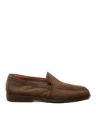 SANTONI Mocassino camoscio moro 18829 BROWN-M21 