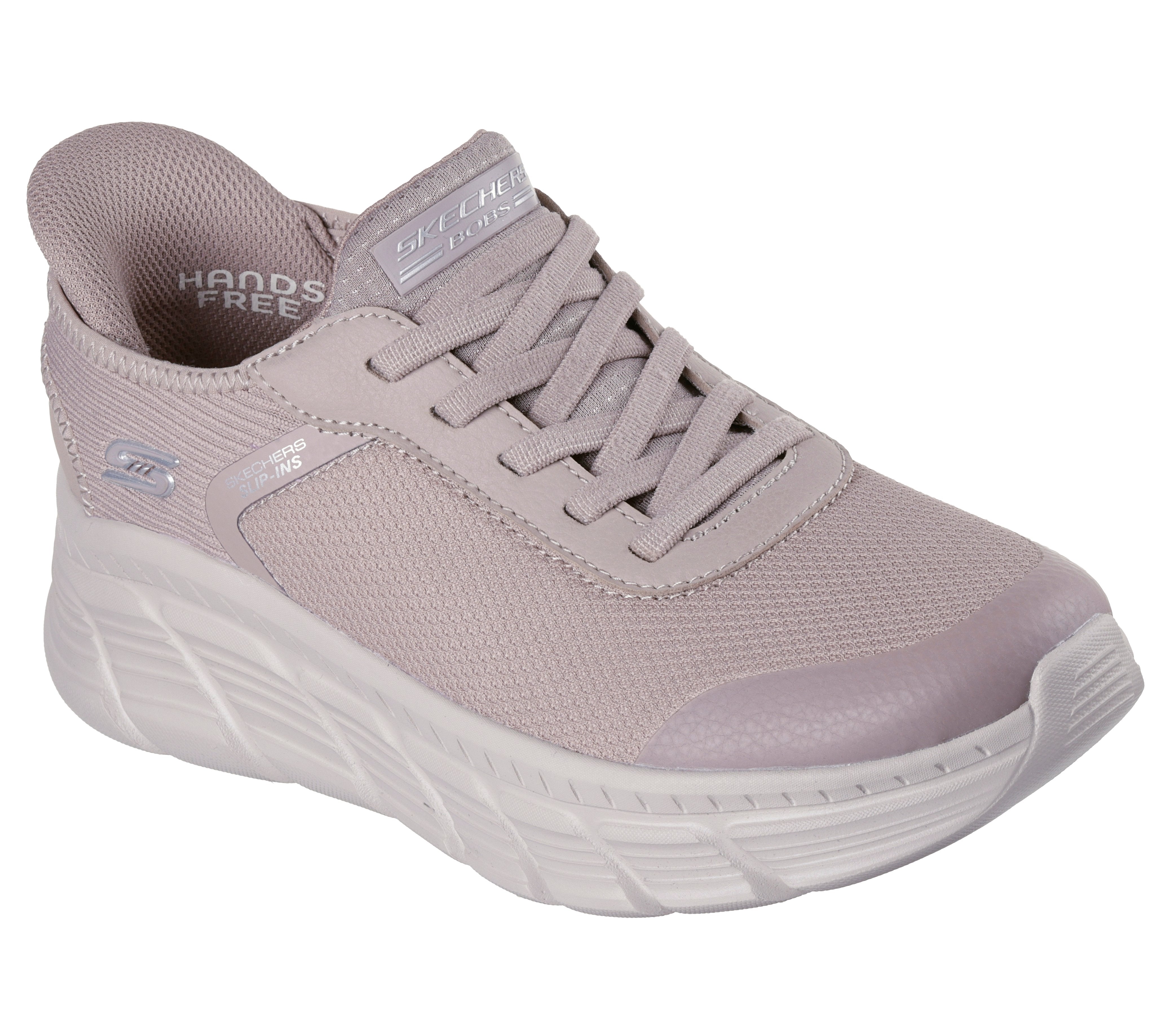 SKECHERS Sneaker bobs flex slip ins taupe 117391 BOBS B FLEX-TPE 