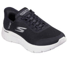 SKECHERS Sneaker go walk flex slip ins nero 124836 GO WALK FLEX-BKW 