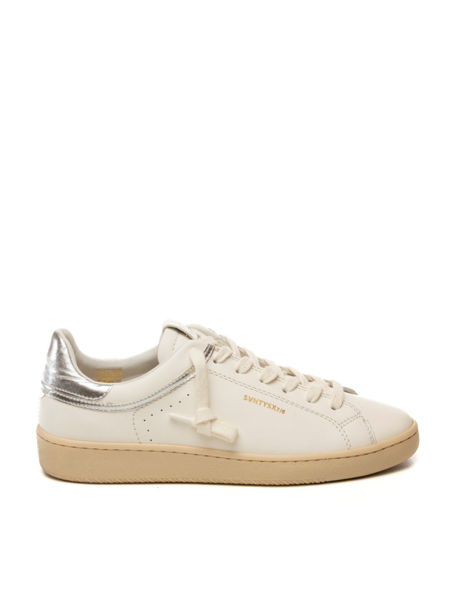 THE 76 Sneaker jump bianco/argento JUMP D PELLE-WHI/SILV 