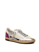 THE 76 Sneaker stay bianco/fuxia STAY D PELLE-BLUE/FUXIA 