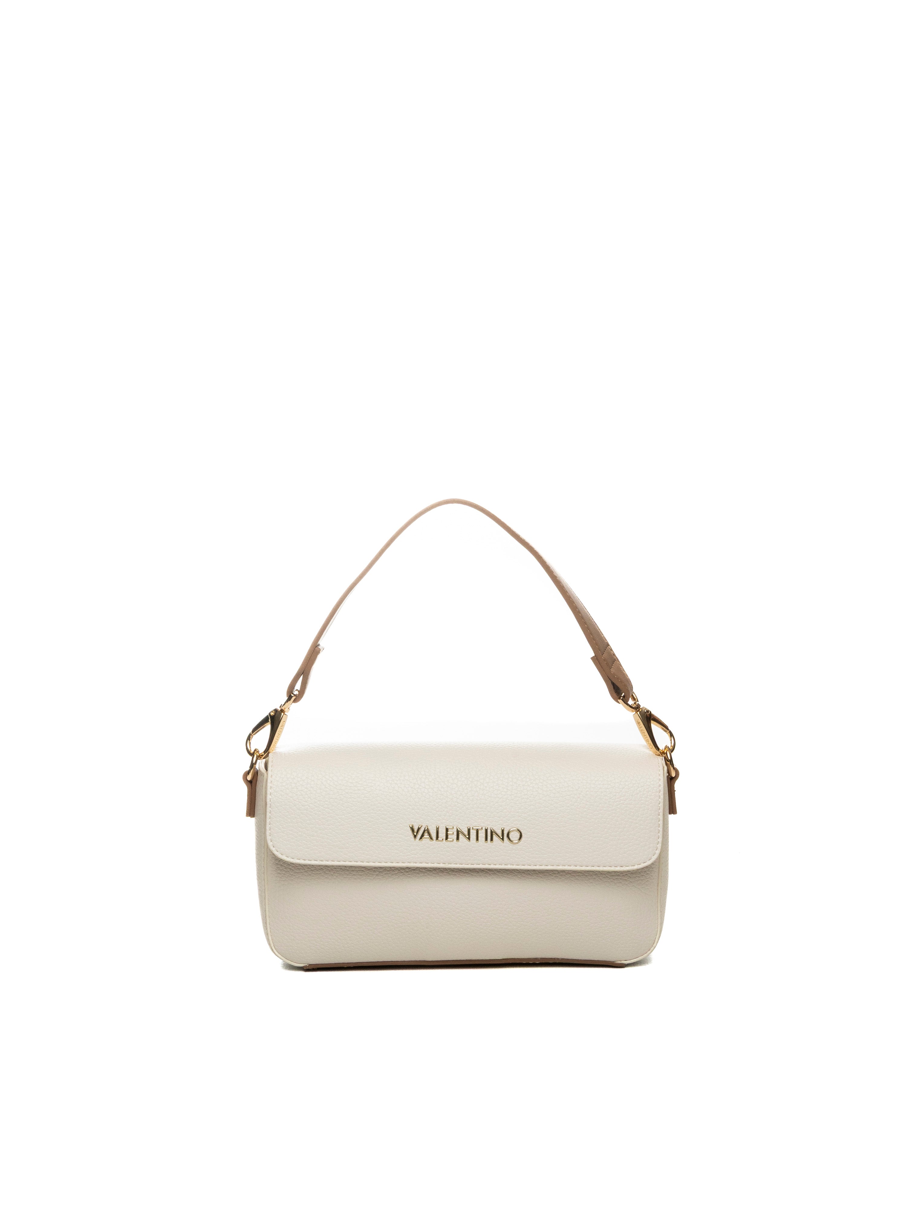 VALENTINO borsa a spalla alexia bianca/cuoio VBS5A804 ALEXIA-BIA/CUO 