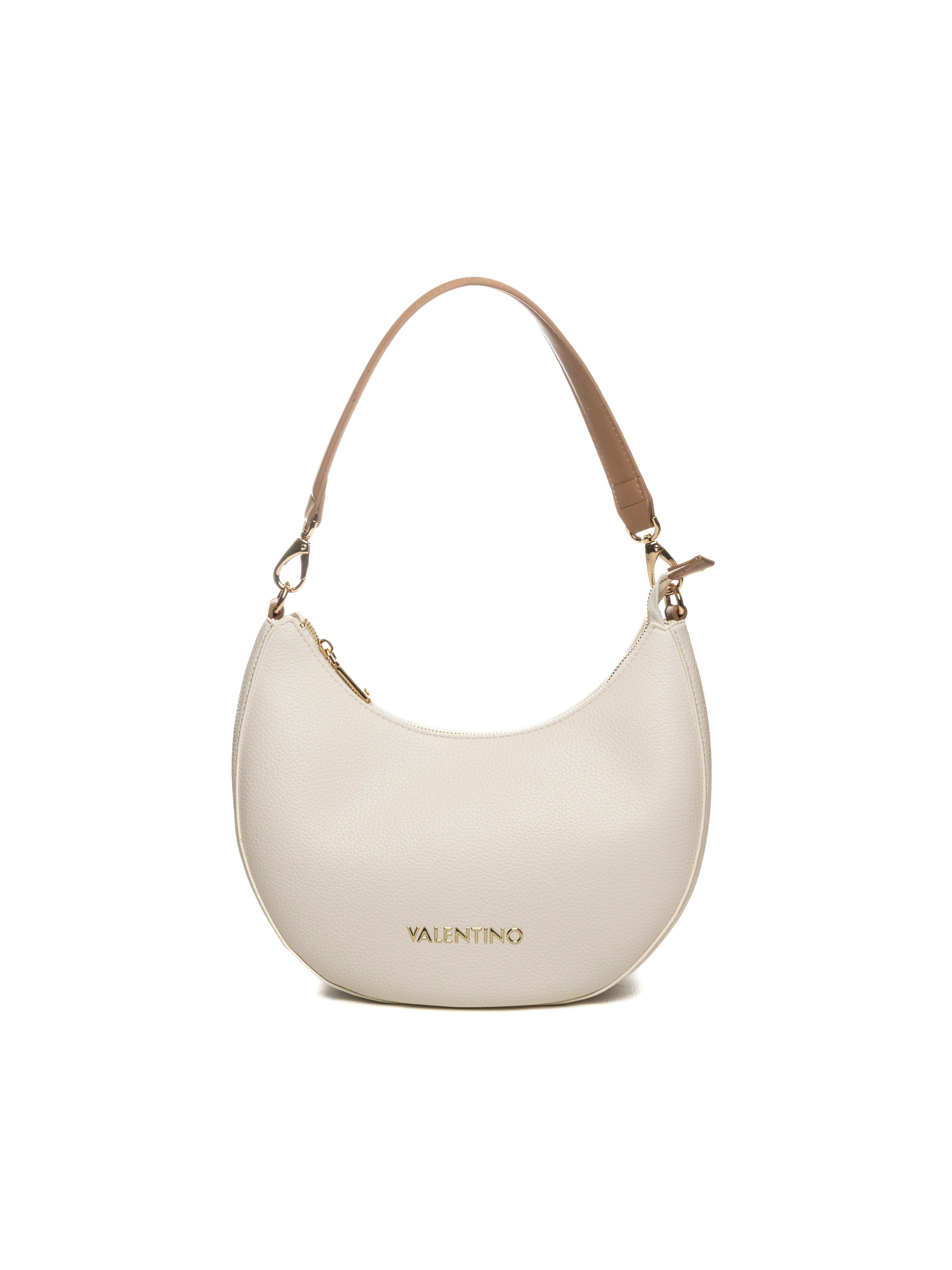 VALENTINO borsa a spalla alexia bianca/cuoio VBS5A808 ALEXIA-BIA/CUO 