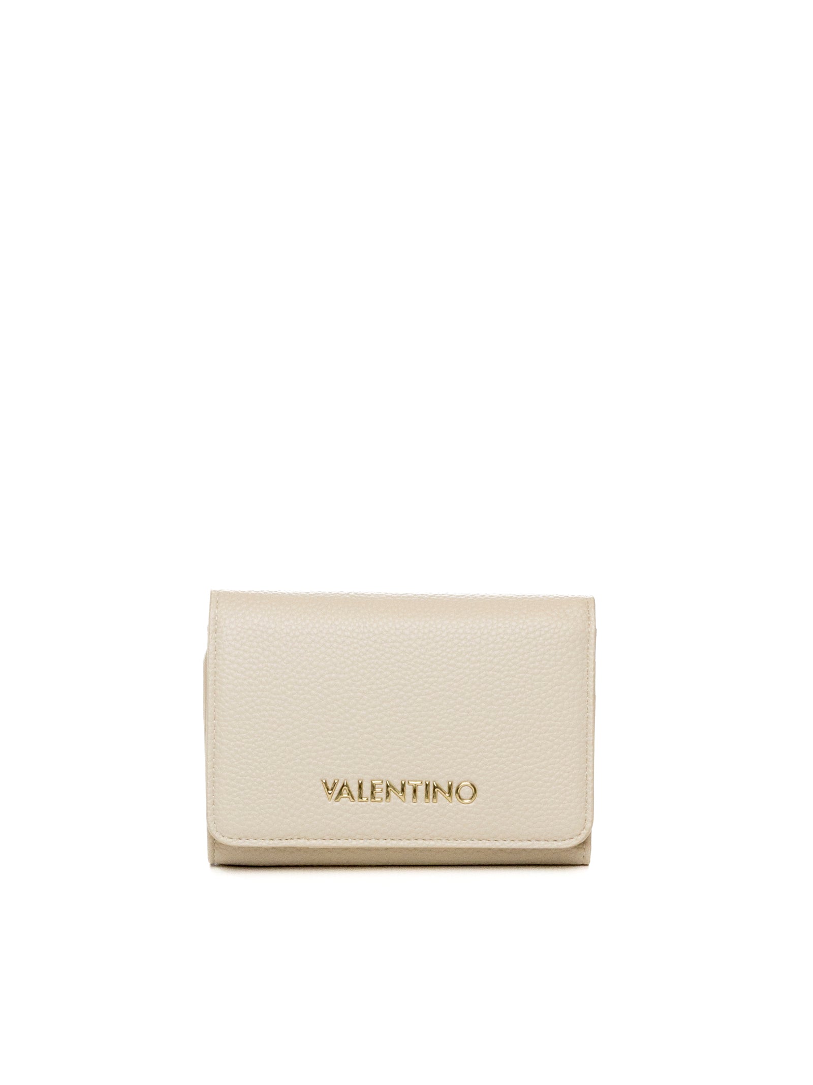 VALENTINO Portafogli pelle ecru VPS7LX43 BRIXTON-ECRU 