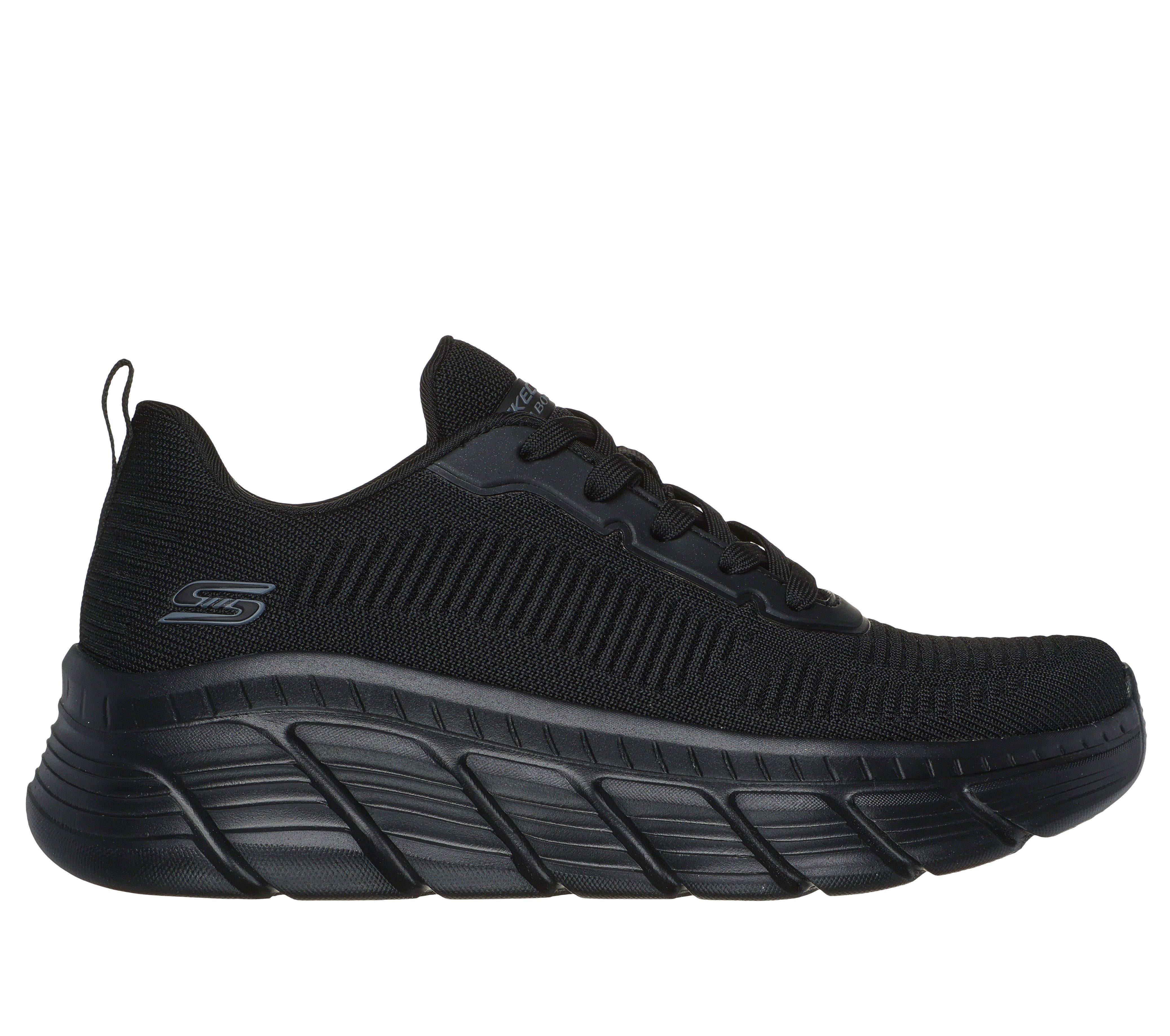 SKECHERS Slip-on bob mesh nero 117385 BOBS B FLEX-BBK 